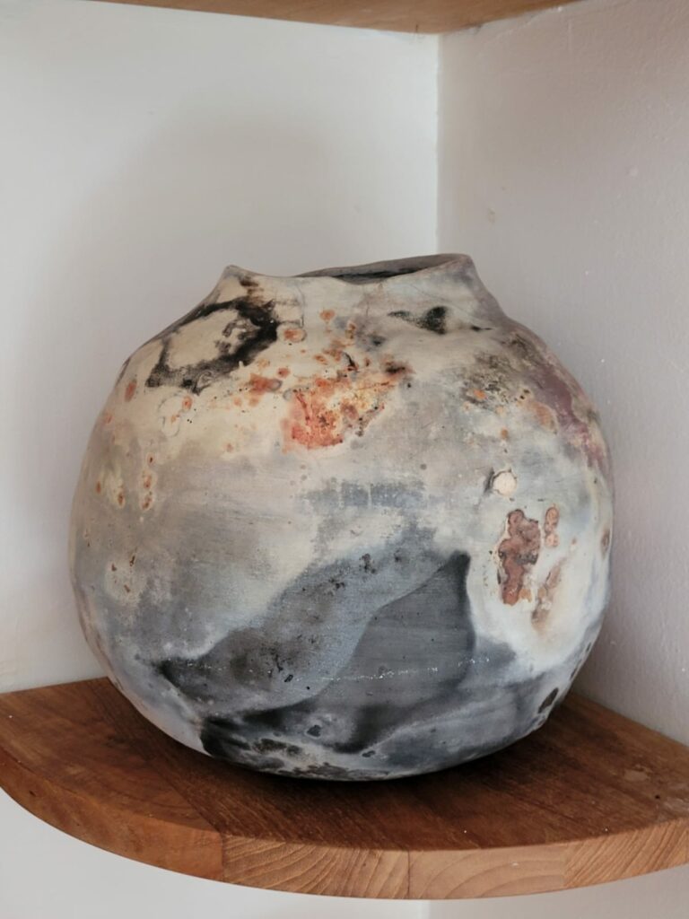 vase flammé au bois